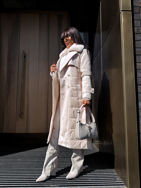 Coat "KOMBINĀCIJA HK30" - LIGHT BEIGE